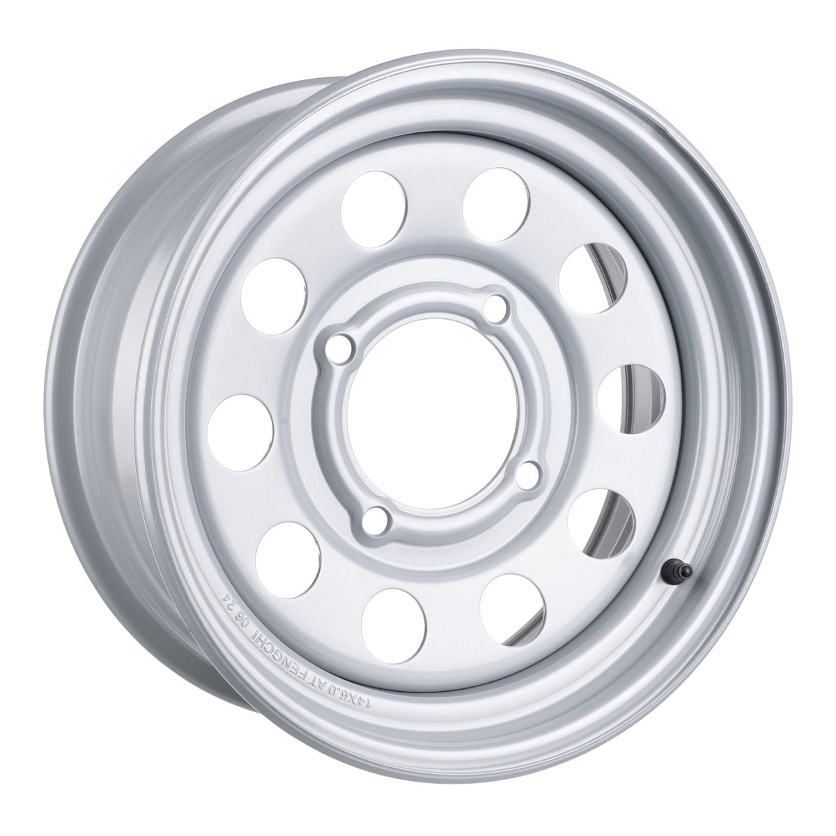 Whites ATV/UTV Steel Rim 14x6 Can-Am Front 4/137 +13 - Silver