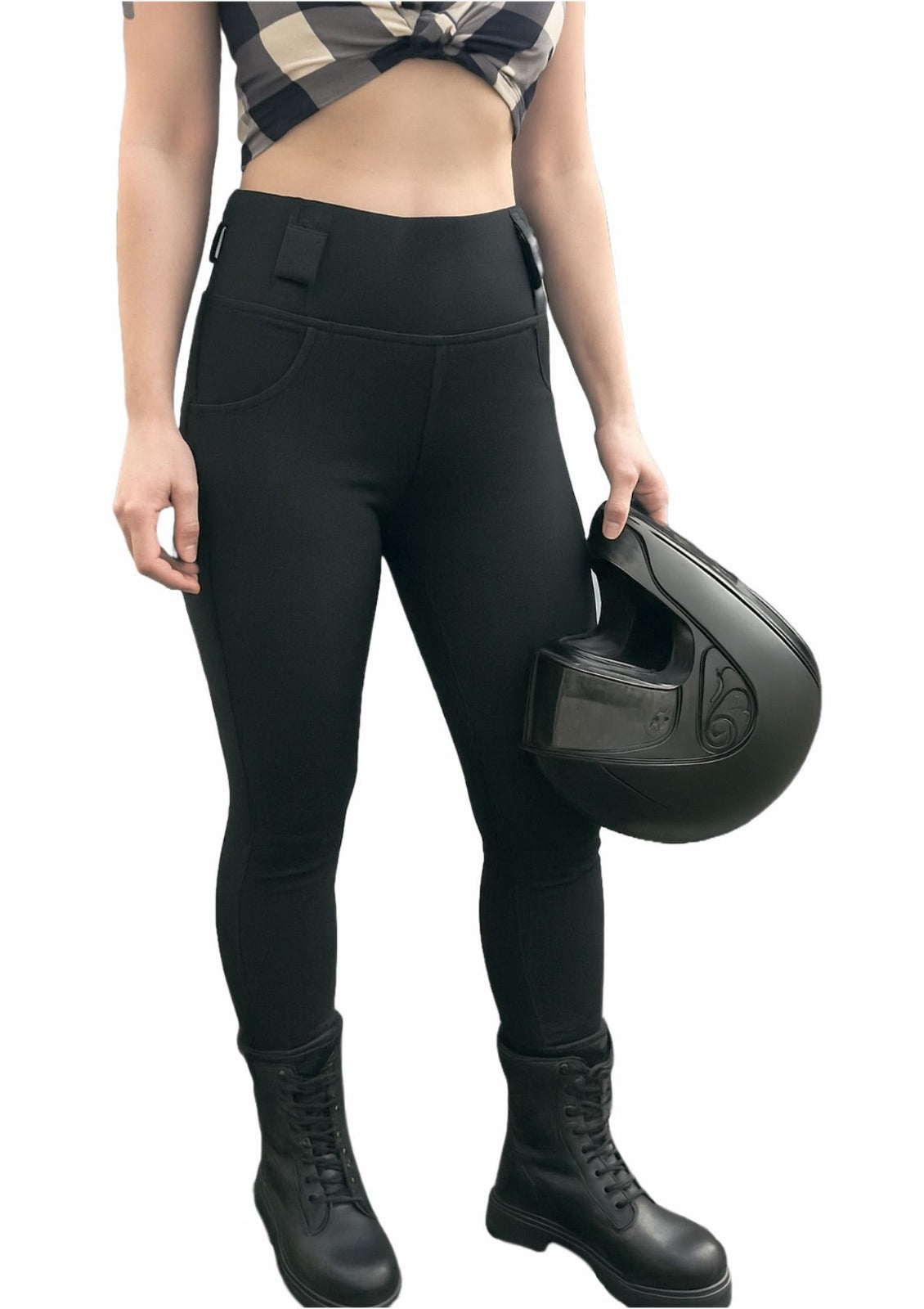 Bikers Gear Australia Climate Lady Motorcycle Protective Lined With Kevlar Leggings