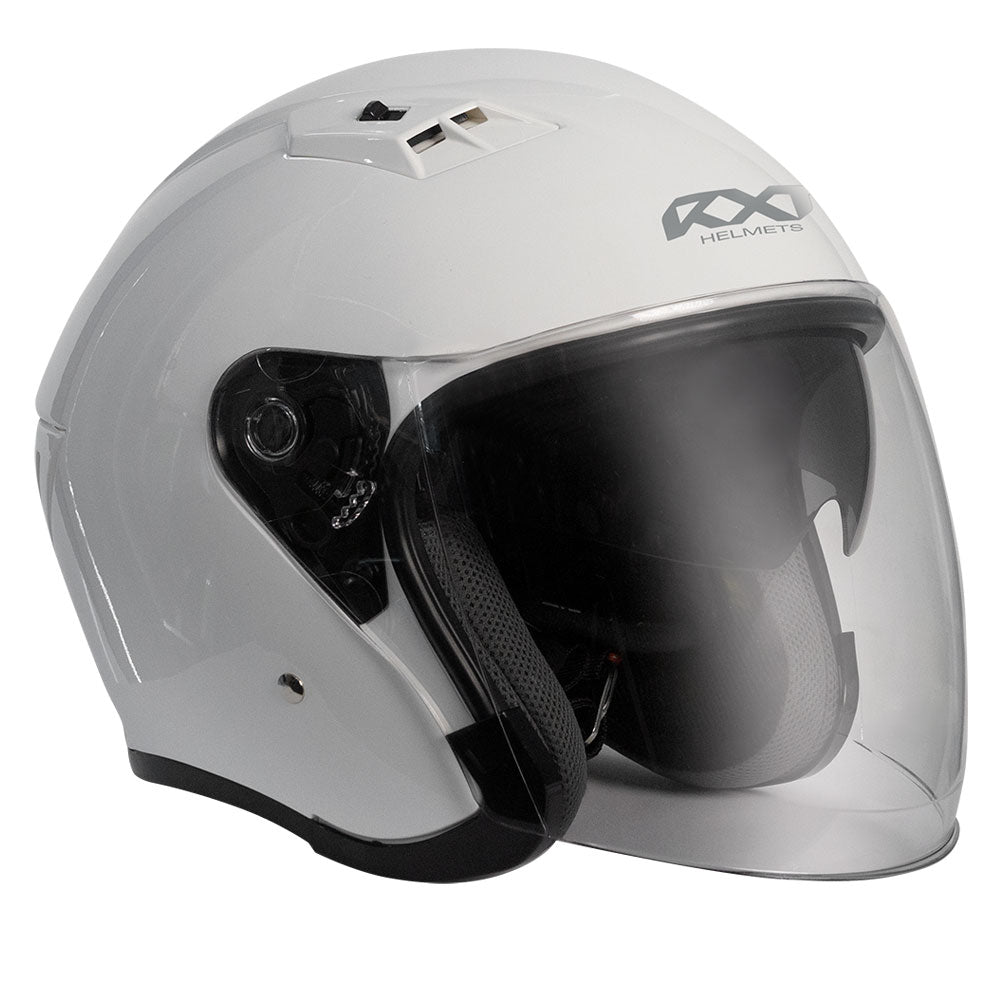 RXT Motorcycle Road Helmet Open Face Kruze Gloss