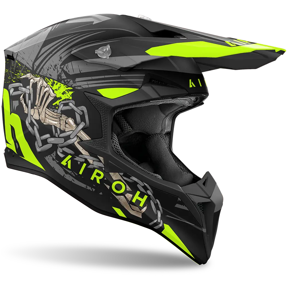 Airoh Road Motorcycle Helmet Wraaap Darkness Matt