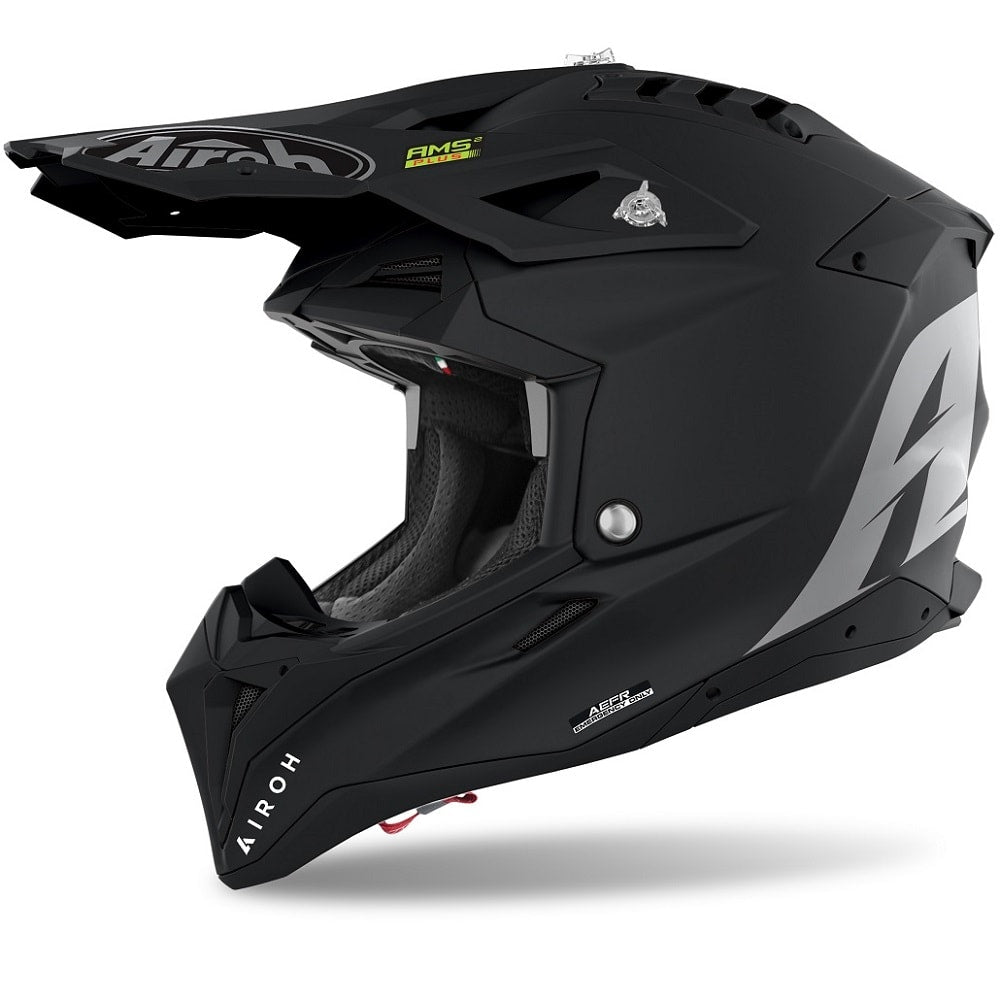 Airoh Off Road Motorbike Helmet Aviator 3 Solid Matt Black