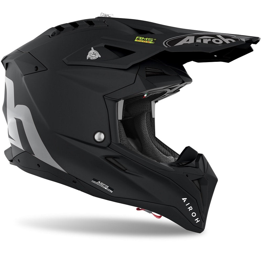 Airoh Off Road Motorbike Helmet Aviator 3 Solid Matt Black