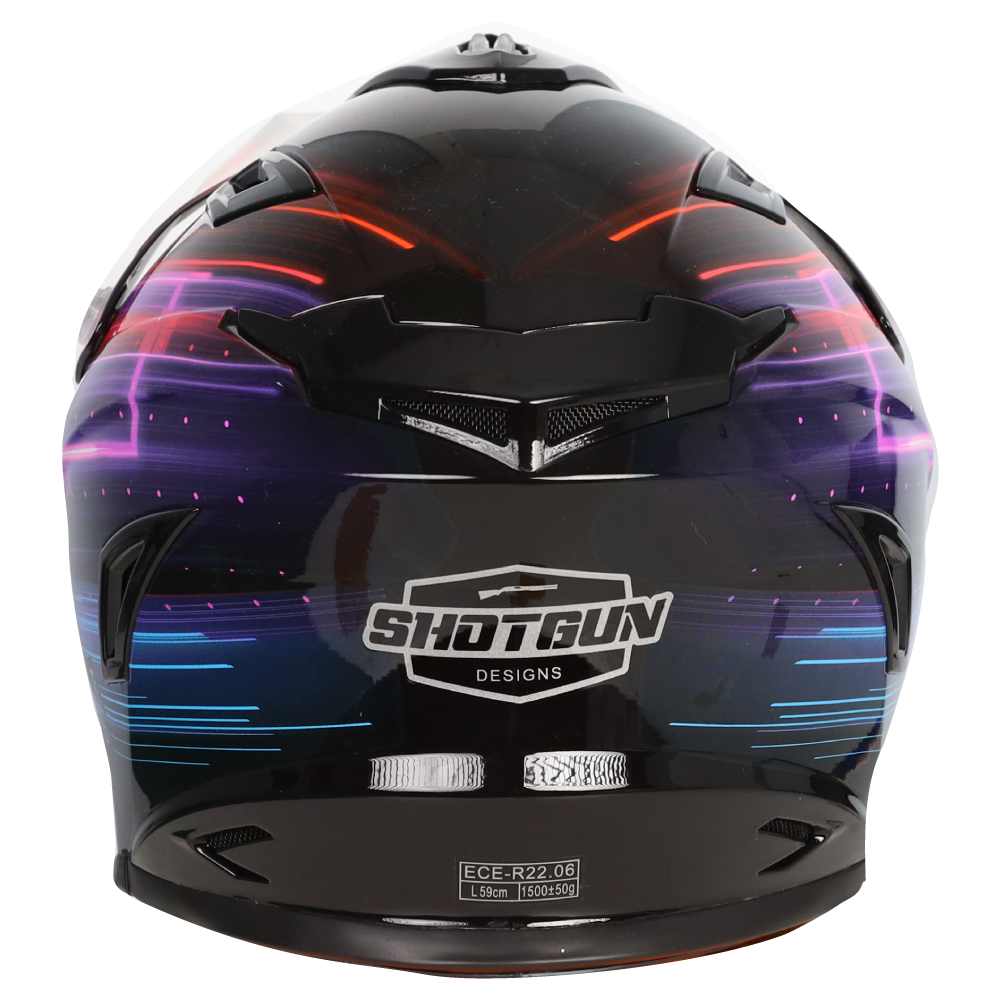 RXT Off Road Motorcycle Helmet SG1 Ultra+ Blur Black/Pink