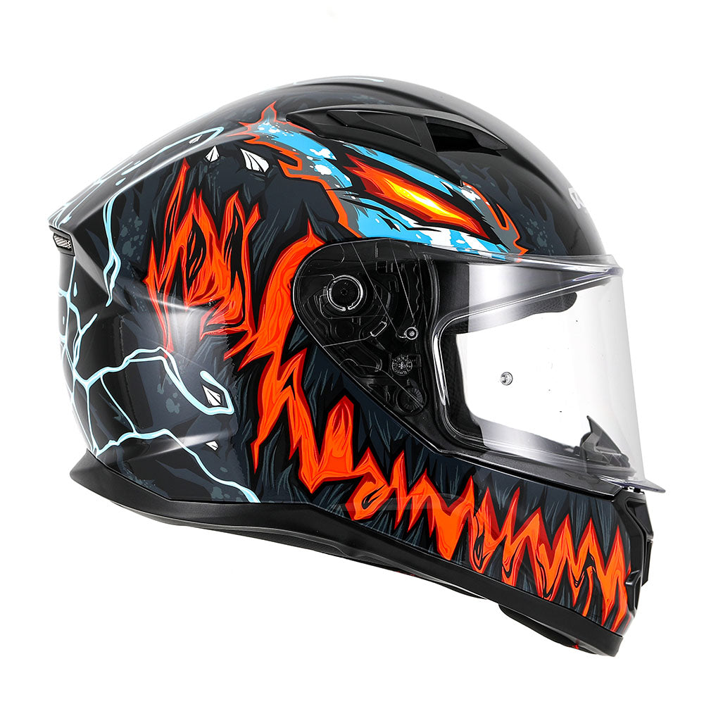 RXT 825 Street 2 Revenge Motorcycle Helmet Gloss Black/Red