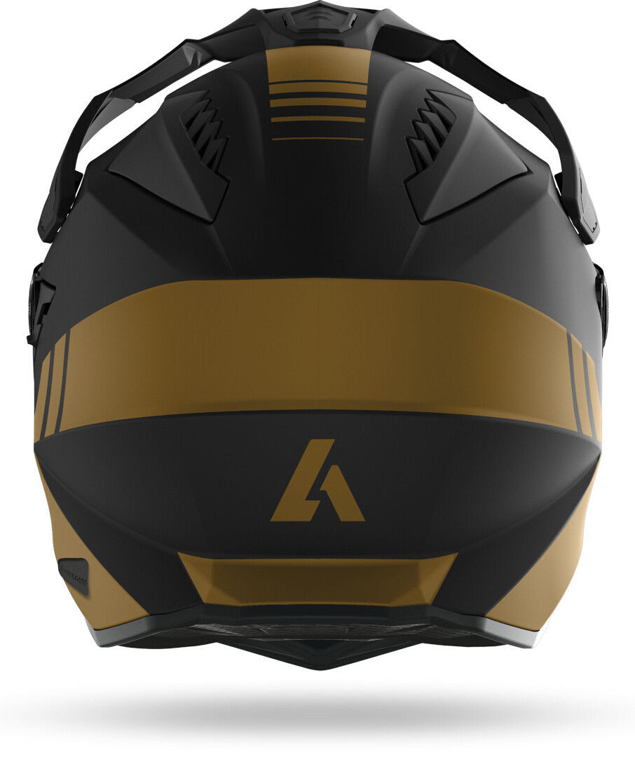 Airoh Commander Adventure Helmet Matt Gold,Bikers Wear