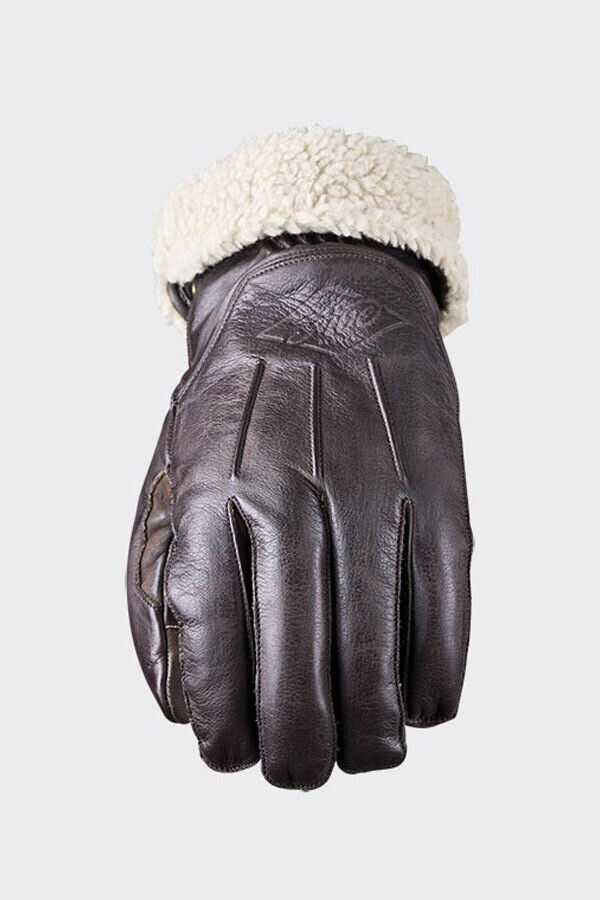 Five Montana Mid Season Urban Waxed Leather Motorcycle Gloves