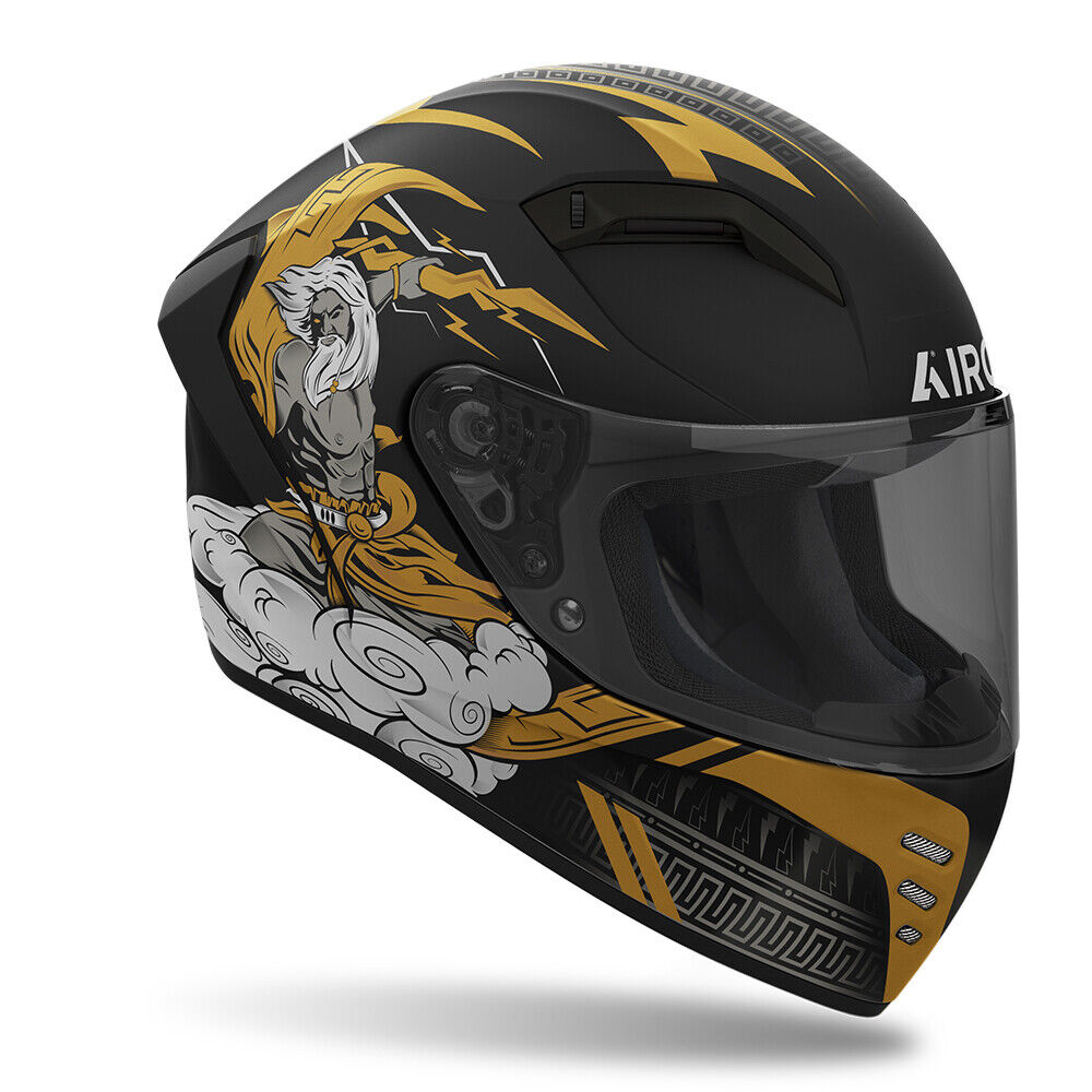 Airoh Connor Zeus Motorbike Street Helmet Matt Gold,Bikers Wear