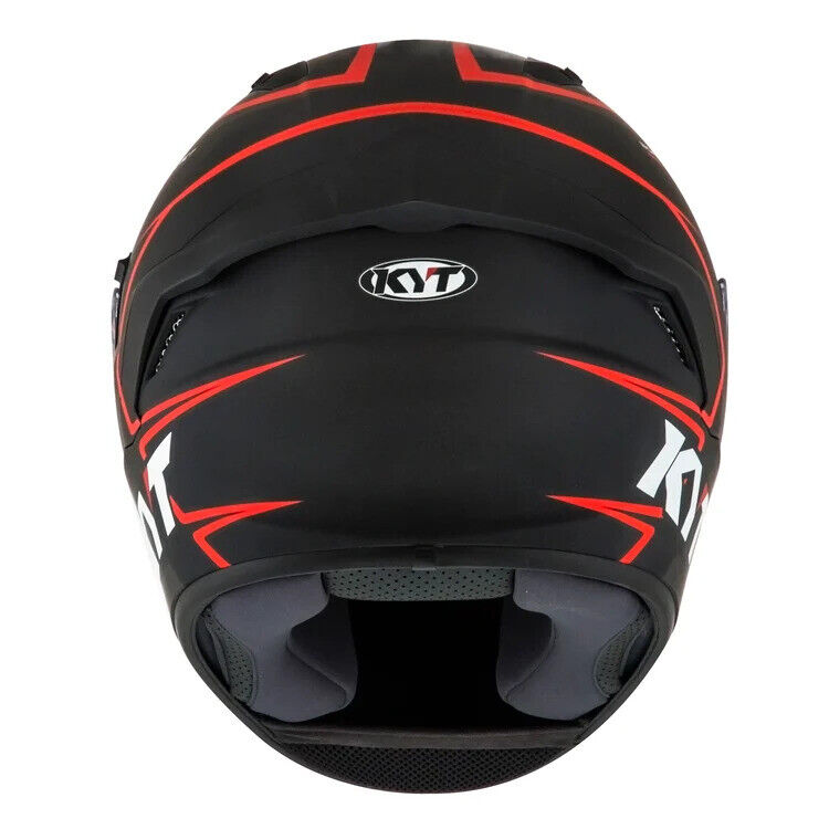 KYT NFR Track Motorcycle Helmet with Inner Sun Visor Pinlock Matt Grey