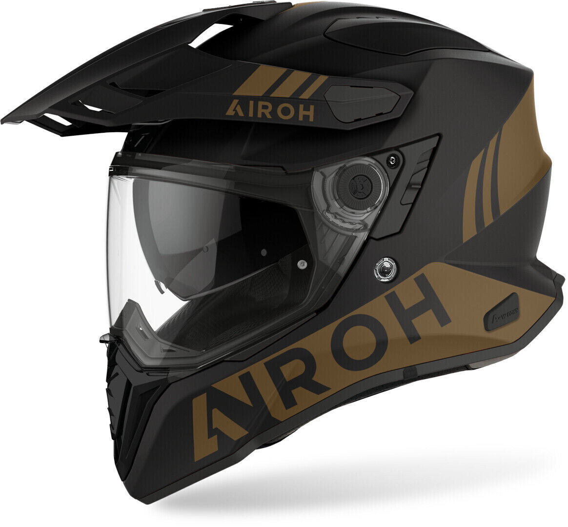 Airoh Commander Adventure Helmet Matt Gold,Bikers Wear