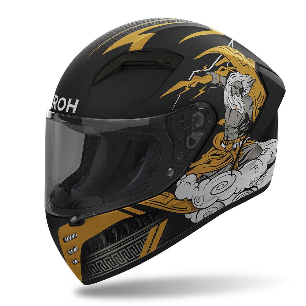 Airoh Connor Zeus Motorbike Street Helmet Matt Gold,Bikers Wear