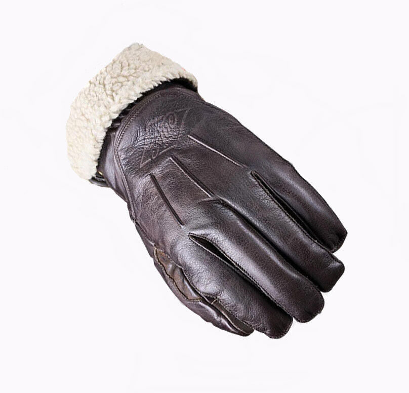 Five Montana Mid Season Urban Waxed Leather Motorcycle Gloves