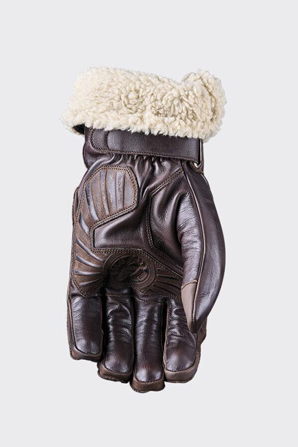 Five Montana Mid Season Urban Waxed Leather Motorcycle Gloves