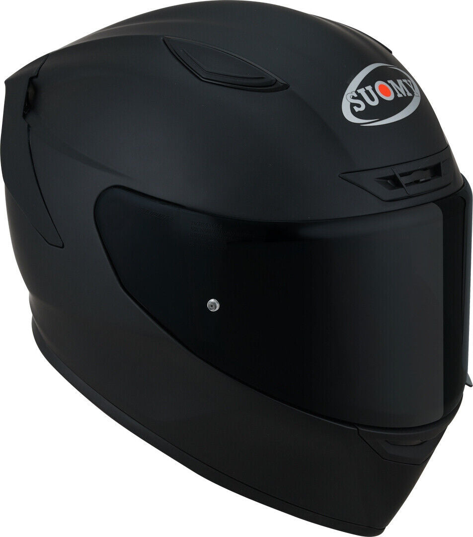 Suomy Track 1 Carbon Composite Motorcycle Helmet Matt Black