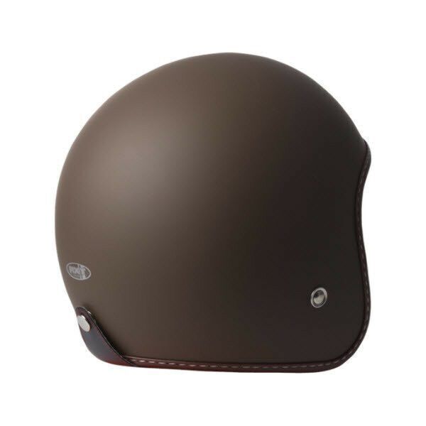 RXT Classic Open Face Helmet Matt Dark Brown Open face Cruiser Motorcycle Helmet