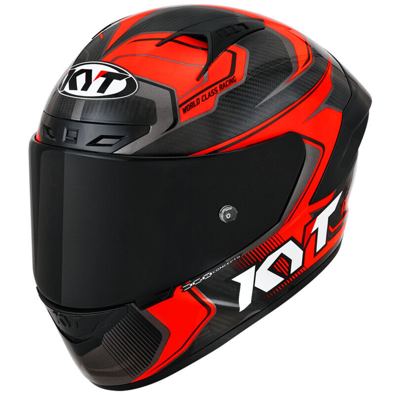 KYT NZ Race Competition Carbon Red Motorbike Helmet