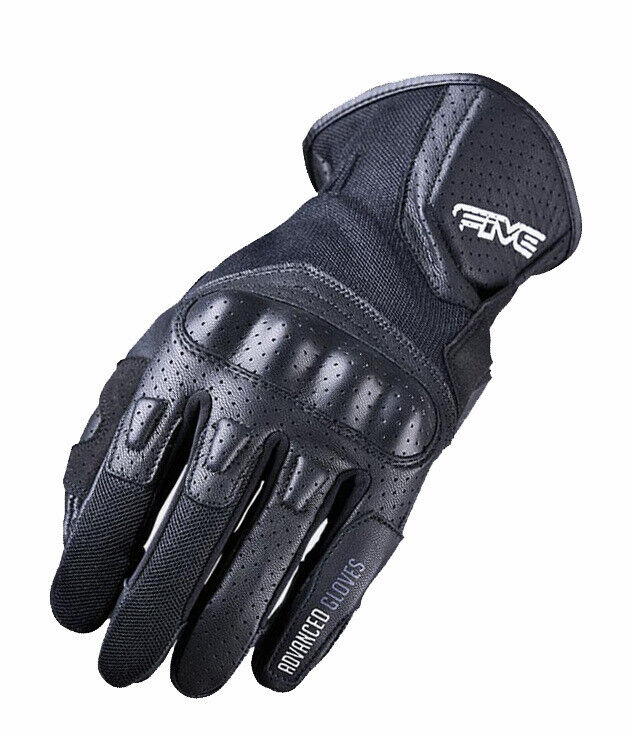 Five Urban Airflow Perforated Leather Motorbike Gloves