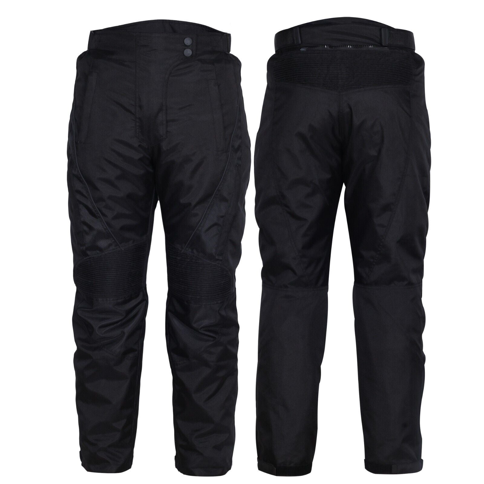 Women's Waterproof Motorcycle Motorbike Textile Black Jazz Pants Ce Armour Liner