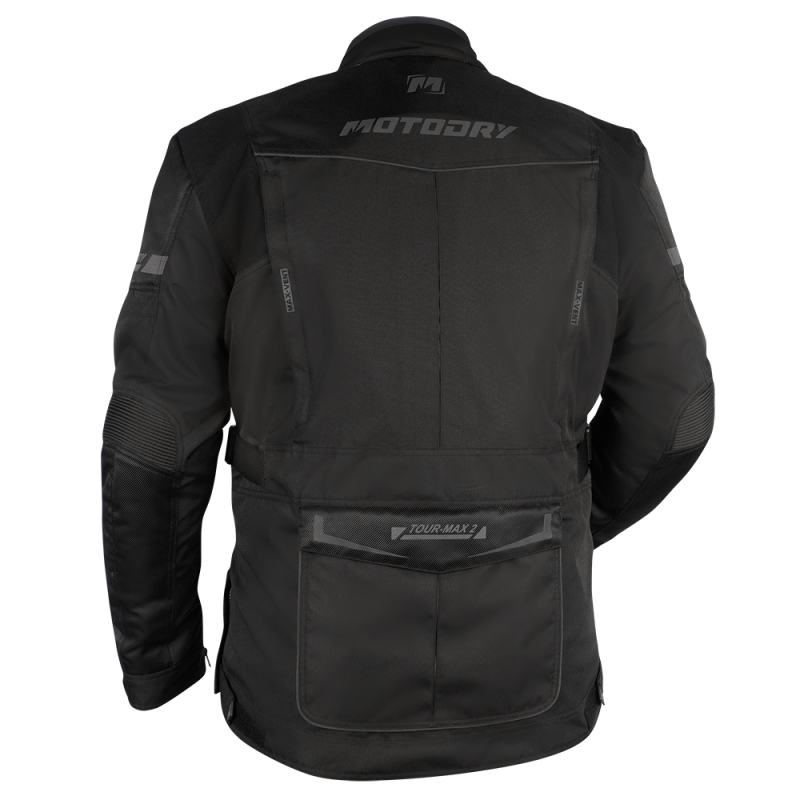 Motodry Tourmax 2 Adventure Touring Motorbike Jacket Black Anthracite