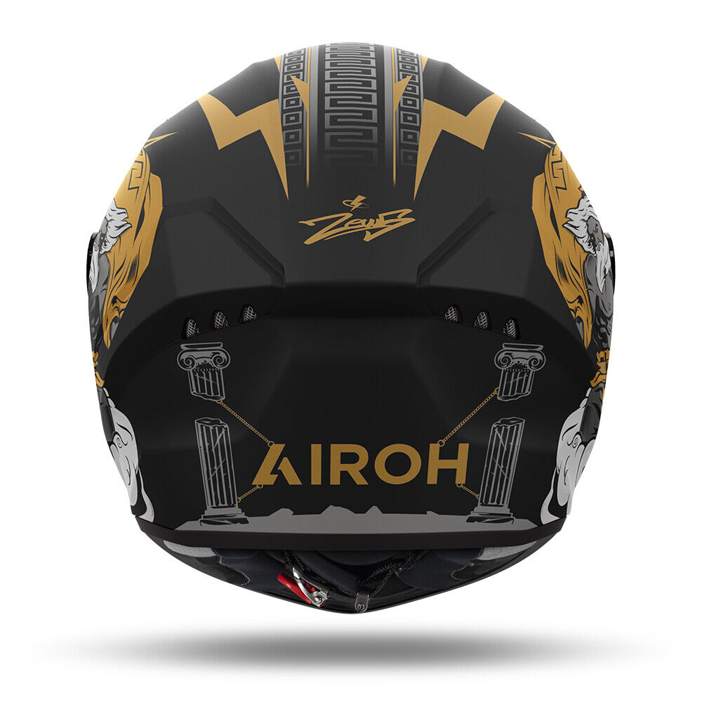 Airoh Connor Zeus Motorbike Street Helmet Matt Gold