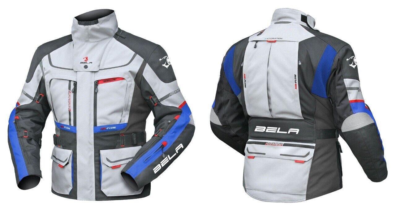 Bela Adventure Touring Motorcycle Jacket Ce Armour