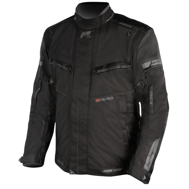 Motodry Tourmax 2 Adventure Touring Motorbike Jacket Black Anthracite