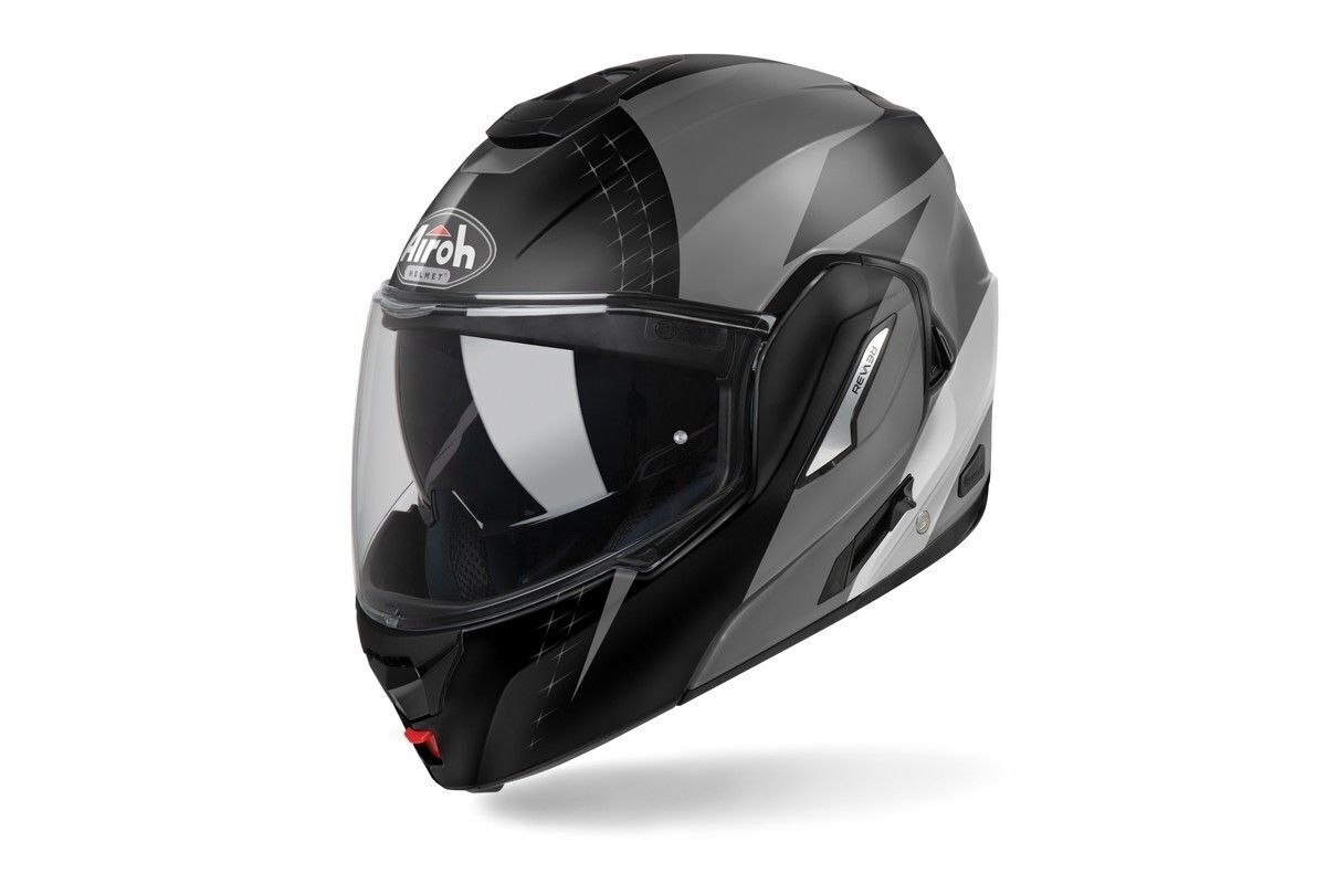 Airoh REV 19 Modular Flip Touring Helmet Athracite Black
