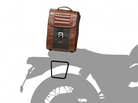 Shad SR38 Cafe Racer Retro Side Bag Brown 10L