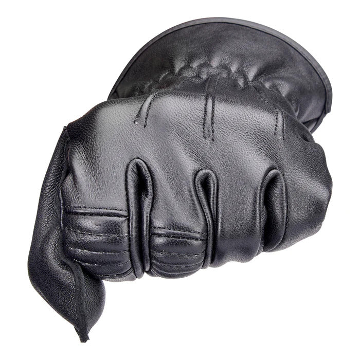 Biltwell Work Leather Gloves Black 2