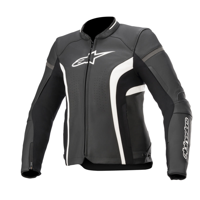 Alpinestars Ladies Leather Jacket Kira V2 Black/White