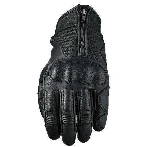 Five Leather Motorcycle Gloves Kansas Black