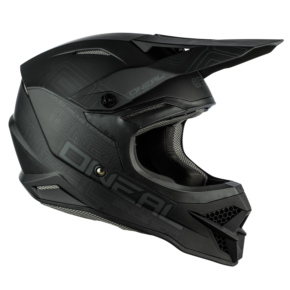 O'Neal 2021 3 Series MX Motorcycle Helmet Matte Black