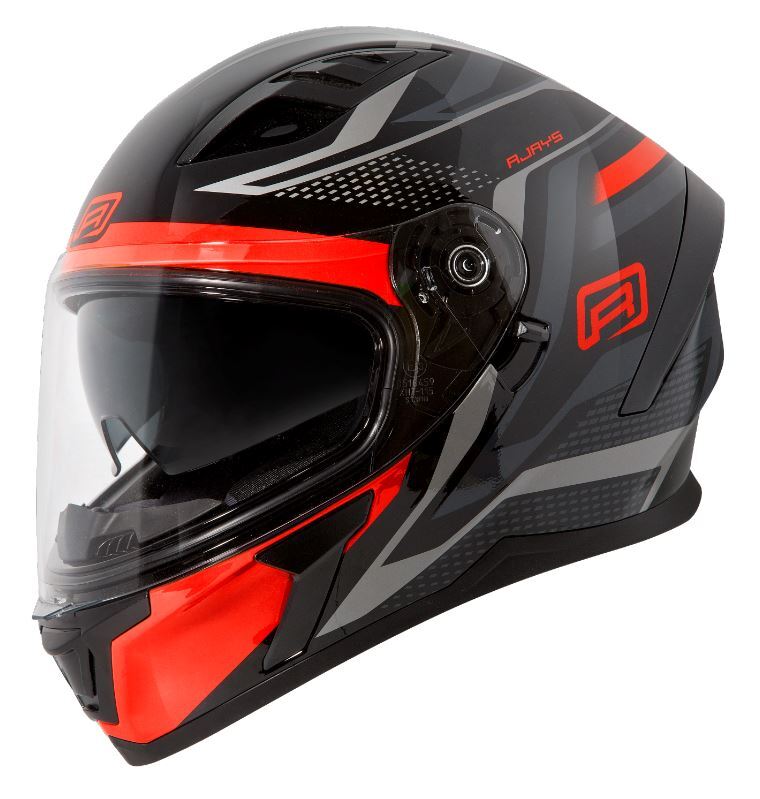 Rjays Motorcycle Helmet Apex III Ignite Red/Black