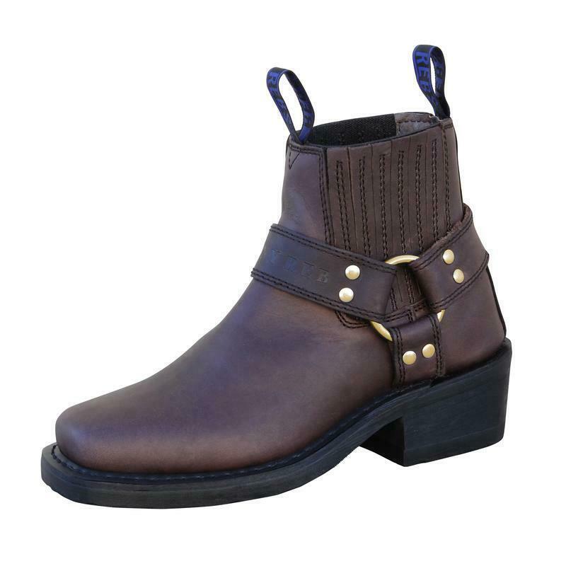 Johnny Reb Short Boots Men's Classic Chocolate Brown