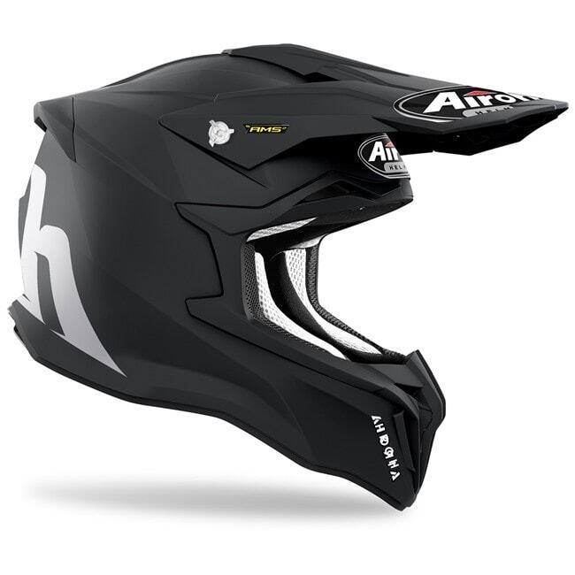 Airoh Stryker Matt Black MX Off Road Motorcycle Helmet