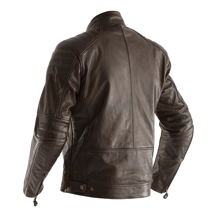 RST Motorcycle Leather Jacket Roadster II Brown