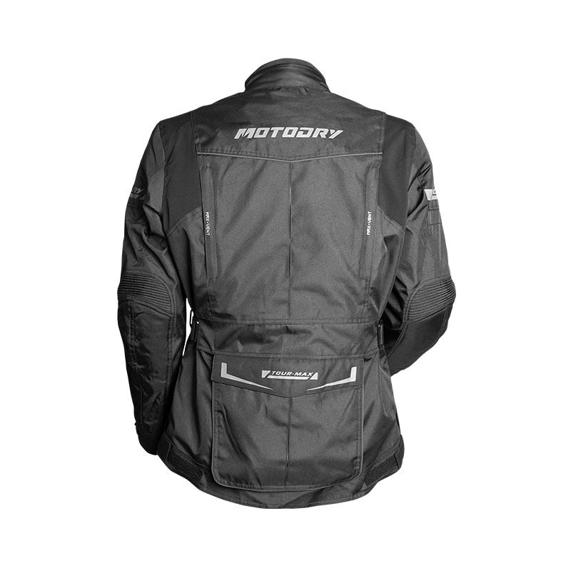 Motodry Motorcycle Textile Jacket Tourmax Black/Anthracite