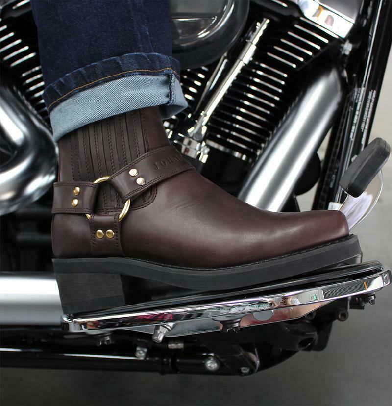 Johnny Reb Short Boots Men's Classic Chocolate Brown