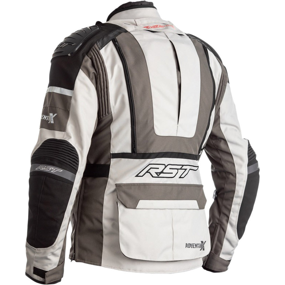 RST Motorcycle Textile Jacket Adventure X Pro Silver/Black