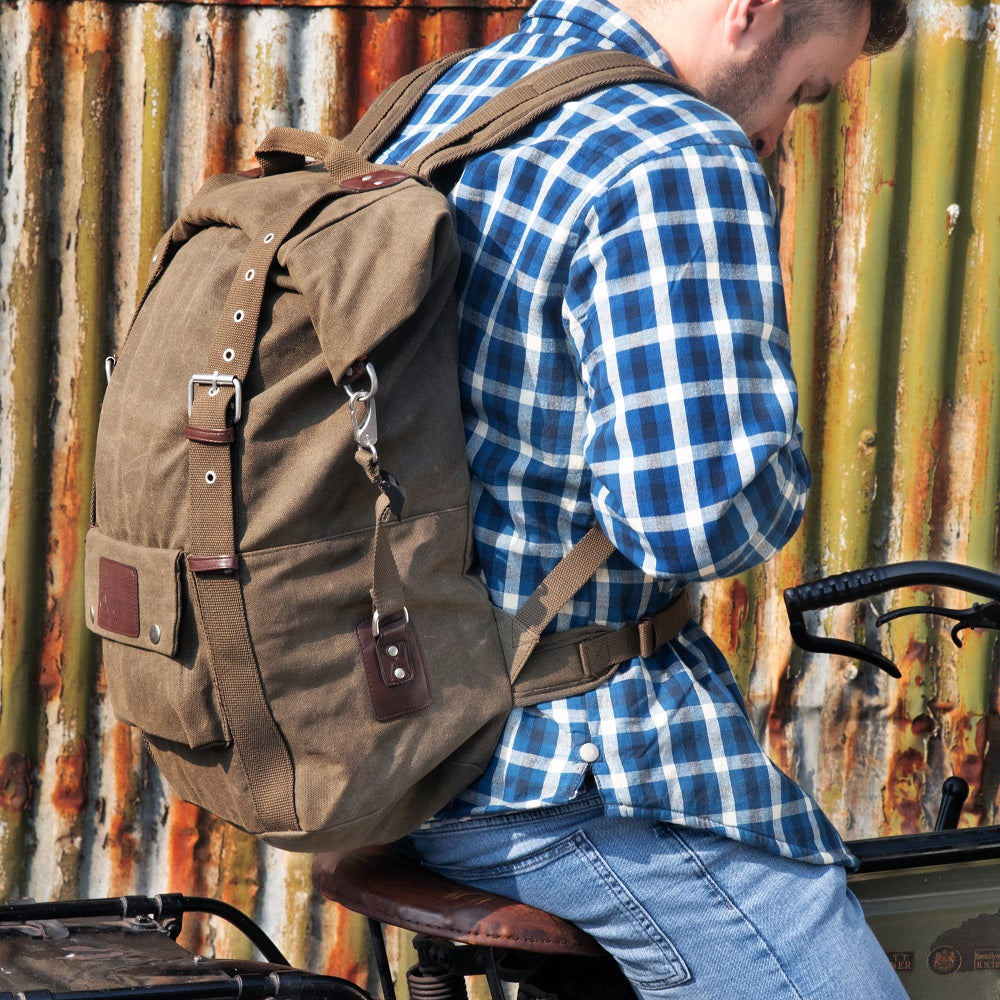 Oxford Motorcycle Backpack Military Heritage Khaki 30L