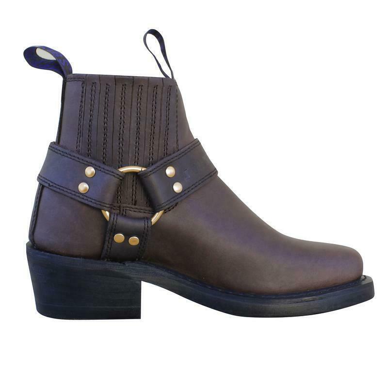 Johnny Reb Short Boots Men's Classic Chocolate Brown