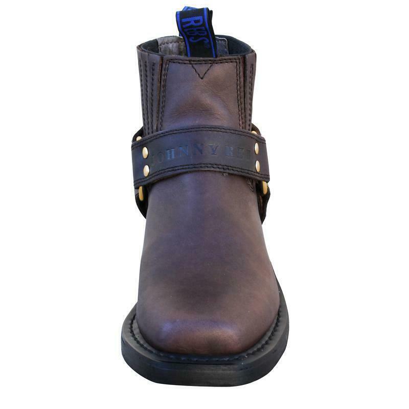Johnny Reb Short Boots Men's Classic Chocolate Brown