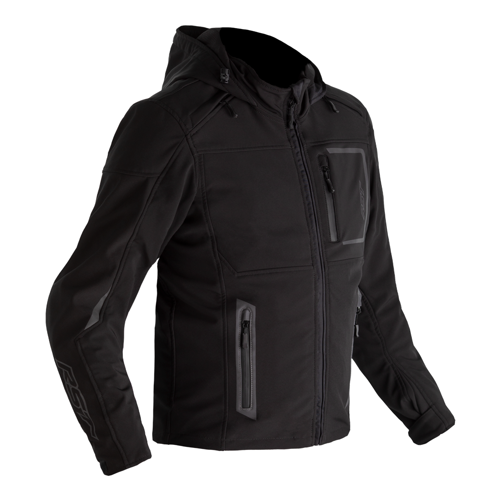 RST Motorcycle Protective Textile Jacket Frontline WP Black