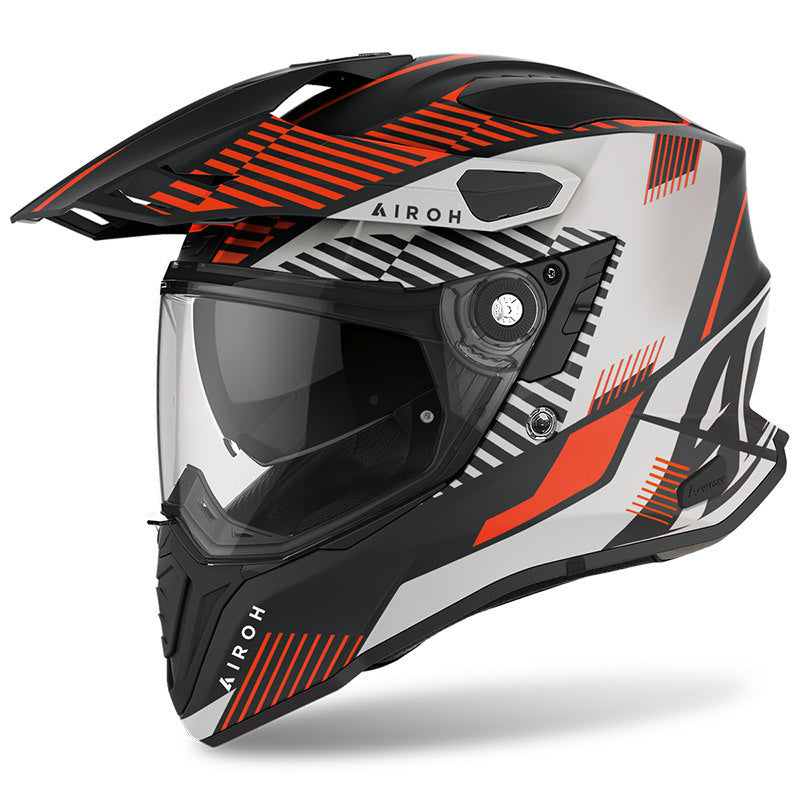 Airoh Commander Motorcycle Helmet Orange Matt