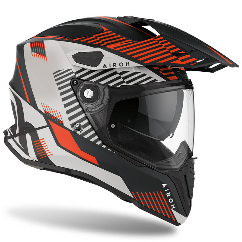 Airoh Commander Motorcycle Helmet Orange Matt,Bikers Wear