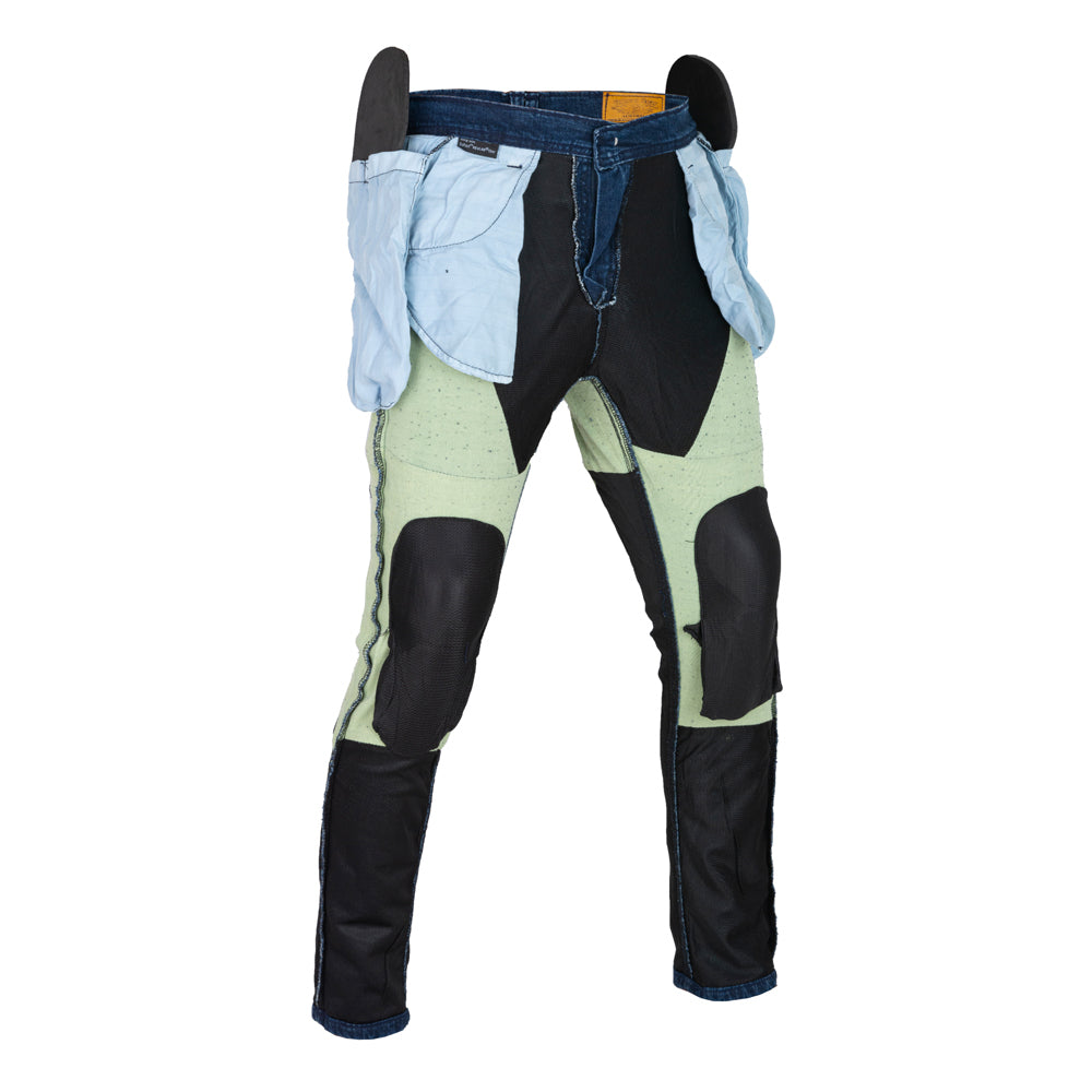 Bikers Gear Australia Classic Lady Motorcycle Protective Lined With Kevlar Jeans Blue