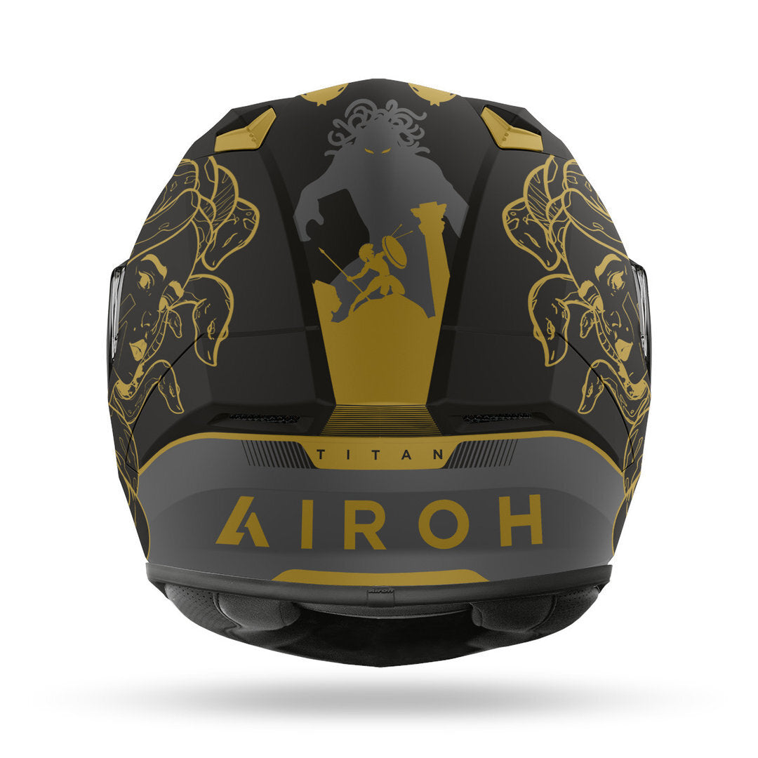 Airoh Valor Titan Matt Gold Motorbike Helmet