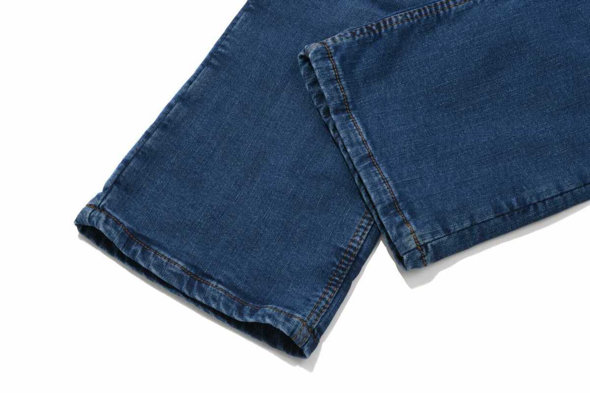 Bikers Gear Australia Boot Leg Lady Motorcycle Protective Lined With Kevlar Jeans Blue