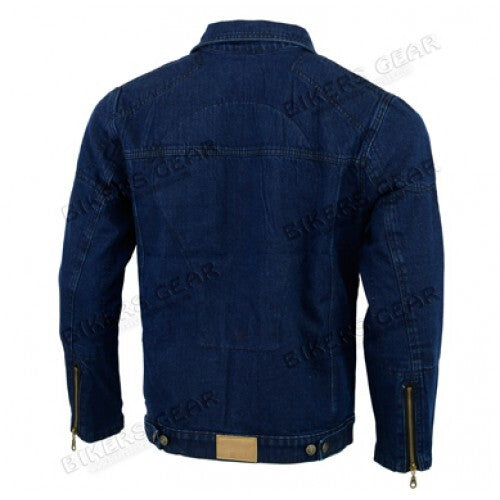 Bikers Gear Australia Jack Motorcycle Kevlar Lined Denim Jacket