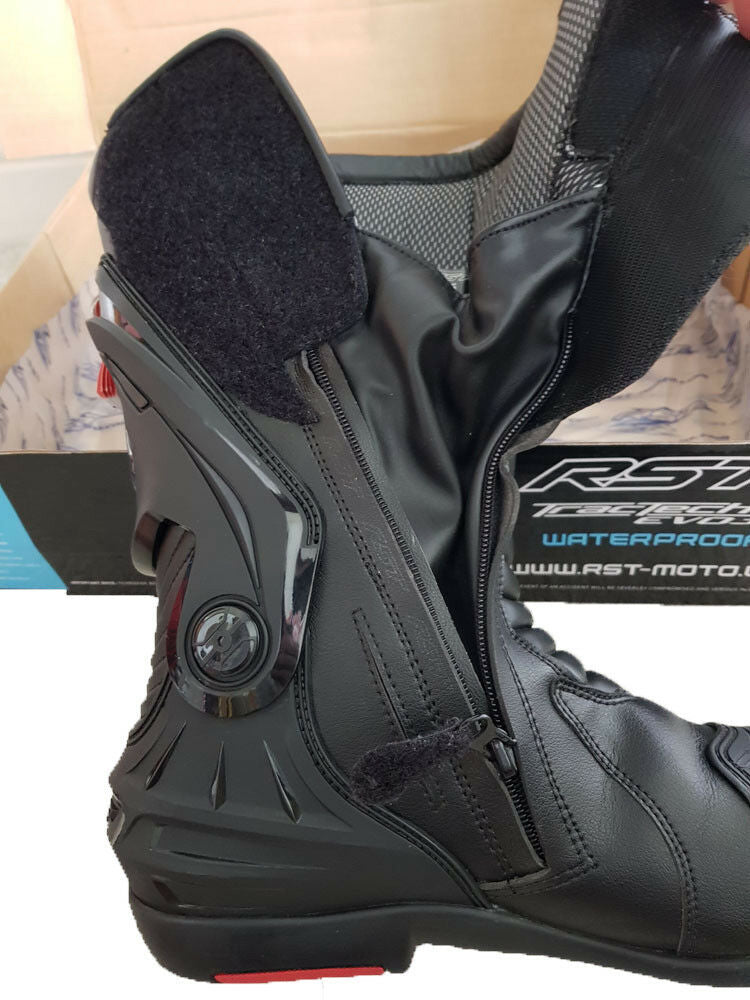 RST Tractech Motorcycle Boots Evo 3 WP Black