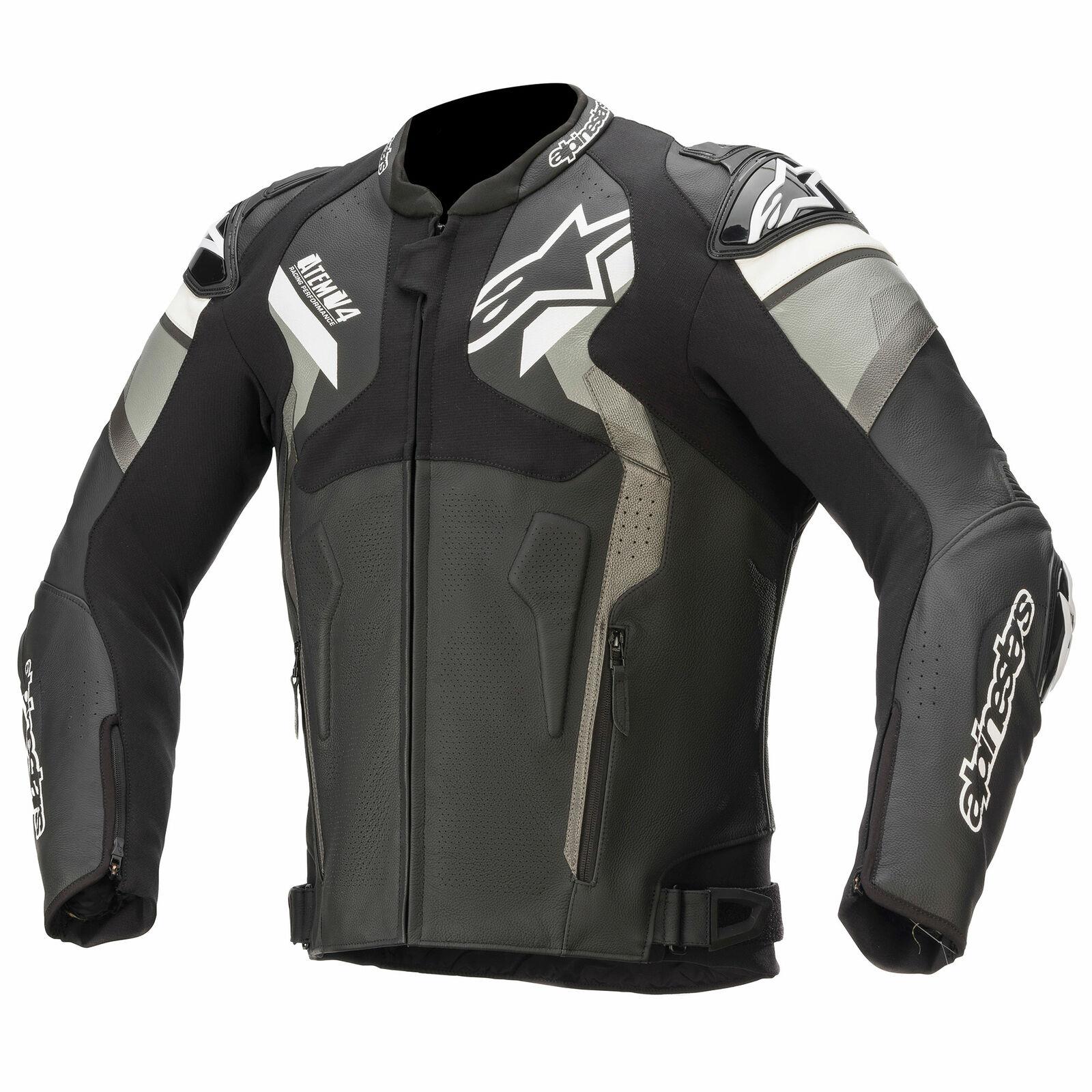 Alpinestars Motorcycle Leather Jacket Atem V4